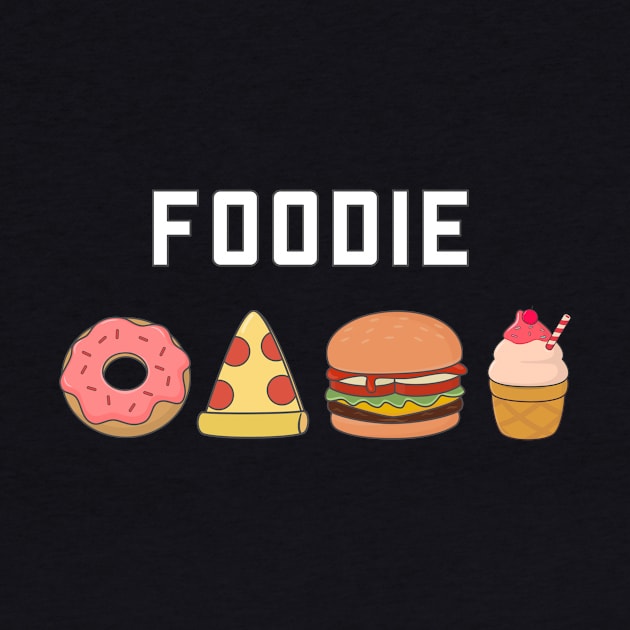 Cute Foodie Pizza T-shirt by happinessinatee